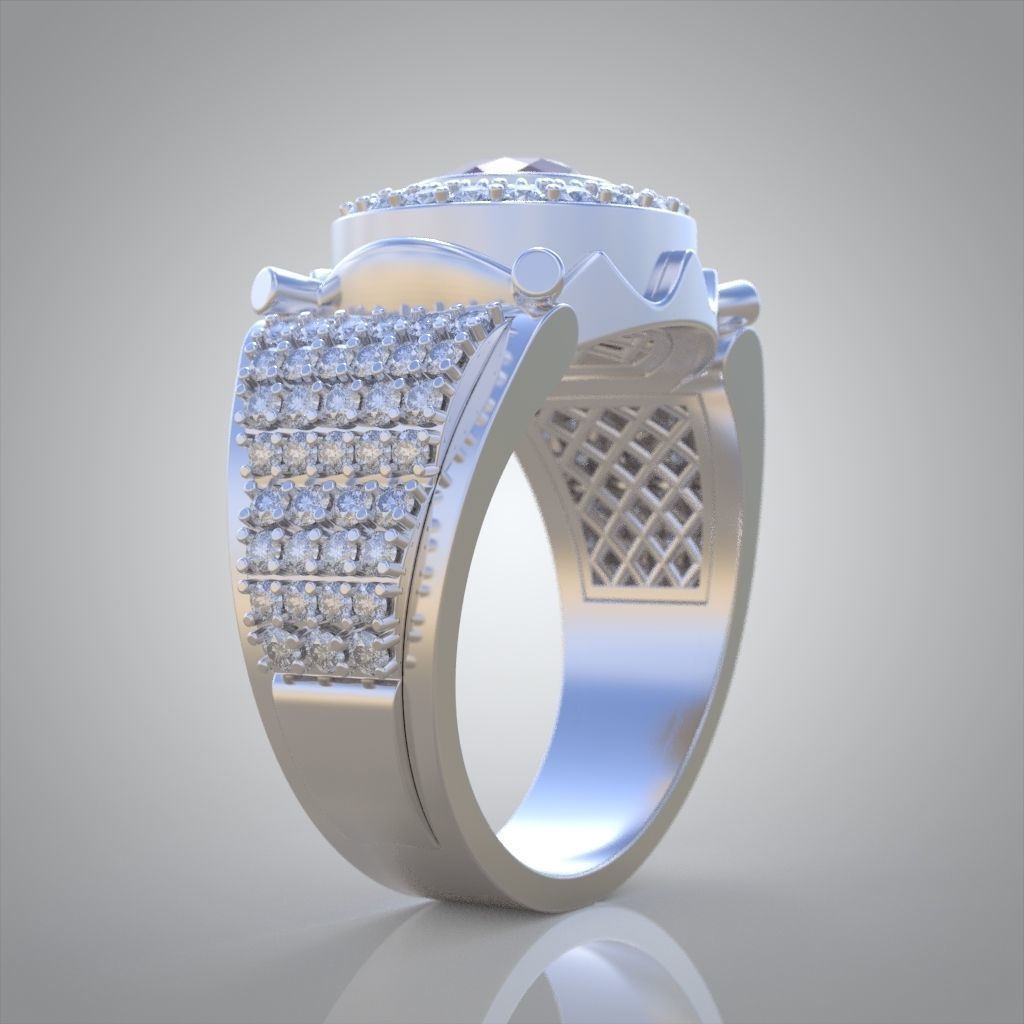 Ring 3D model 0223 3D printable model 3D print model_5