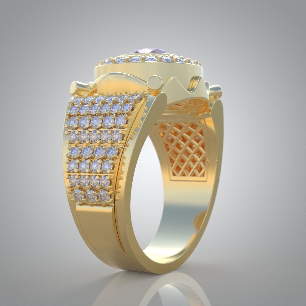 Ring 3D model 0223 3D printable model 3D print model_4