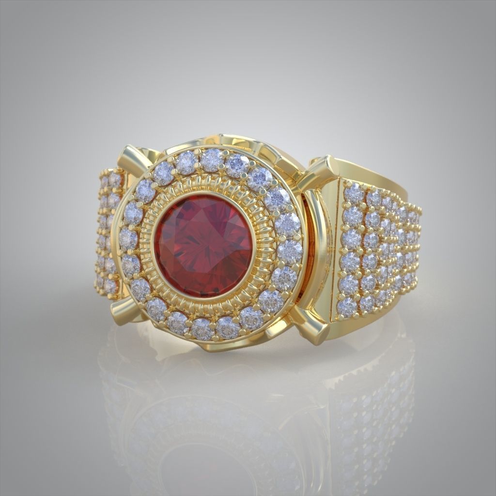 Ring 3D model 0223 3D printable model 3D print model_7