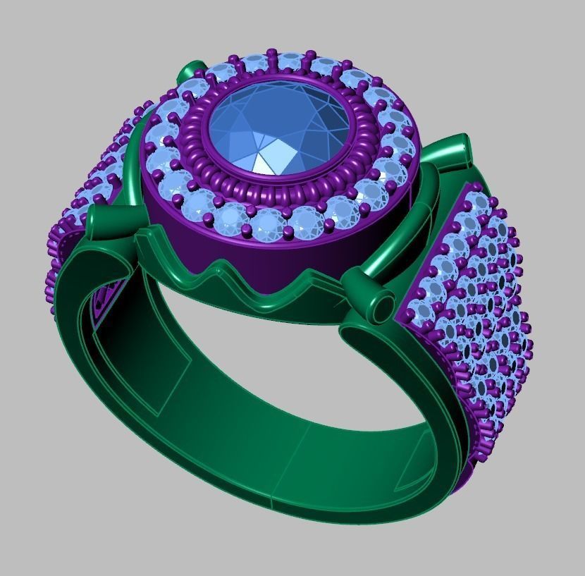 Ring 3D model 0223 3D printable model 3D print model_20