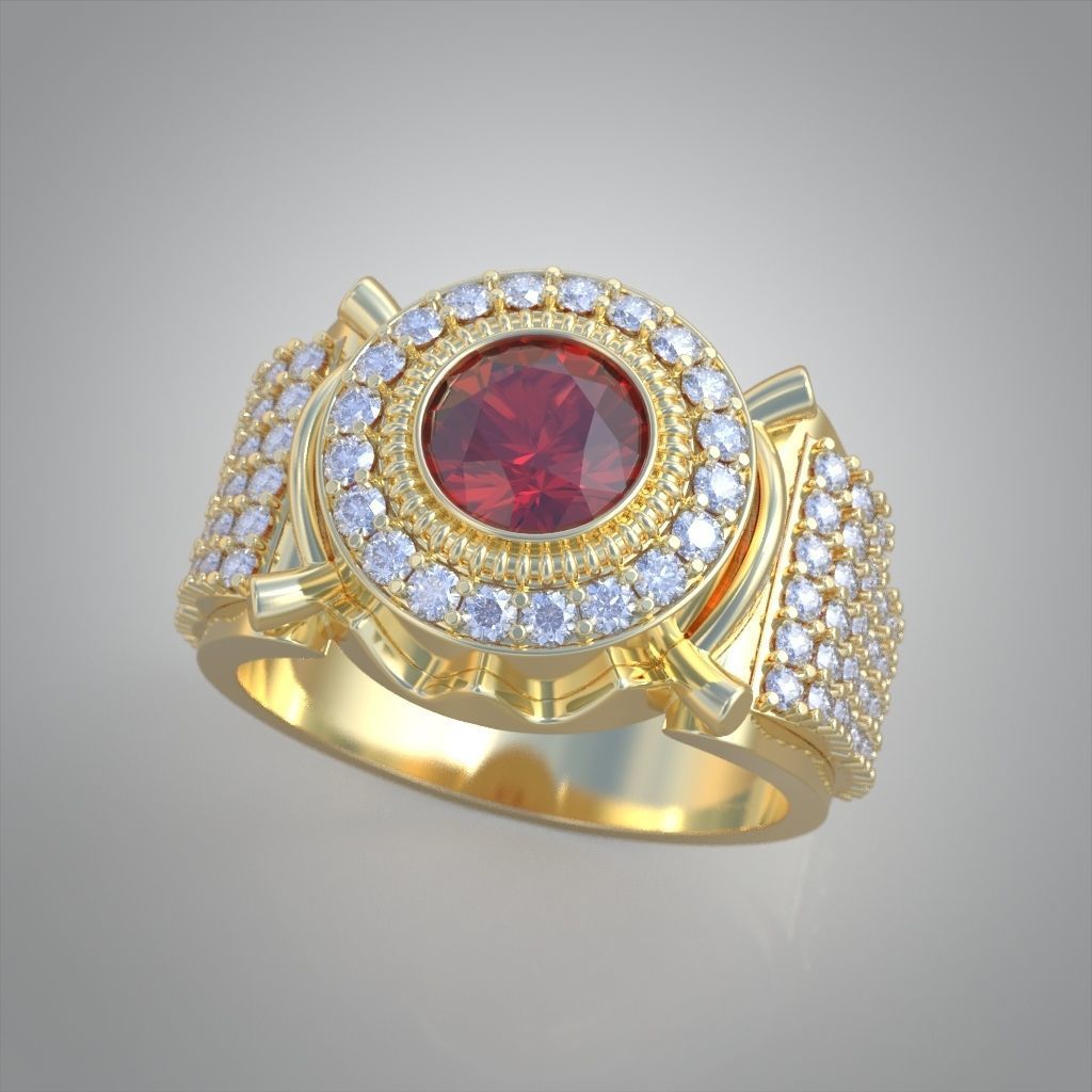 Ring 3D model 0223 3D printable model 3D print model_2