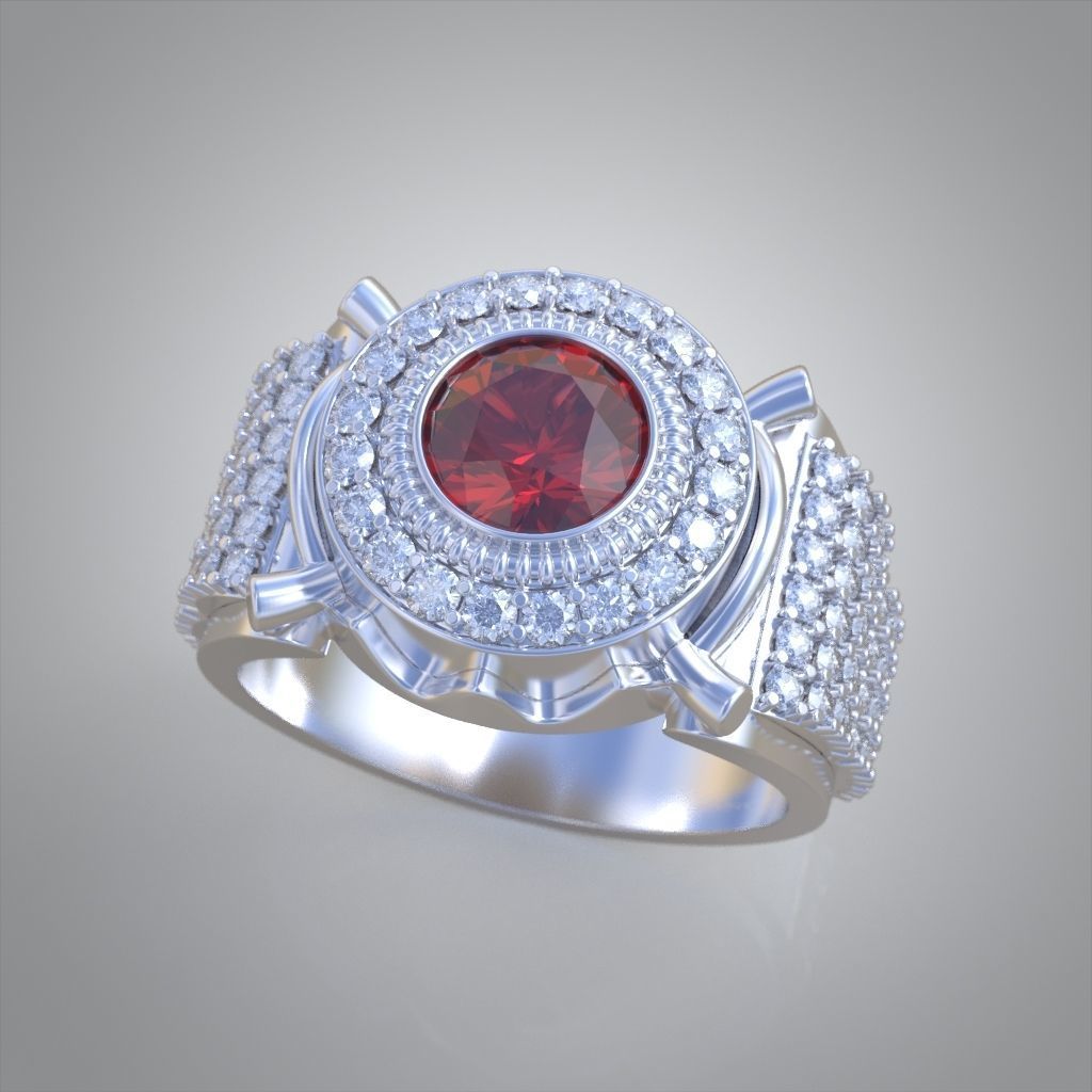 Ring 3D model 0223 3D printable model 3D print model_3