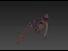 Scarecrow metal playground 3D model_1