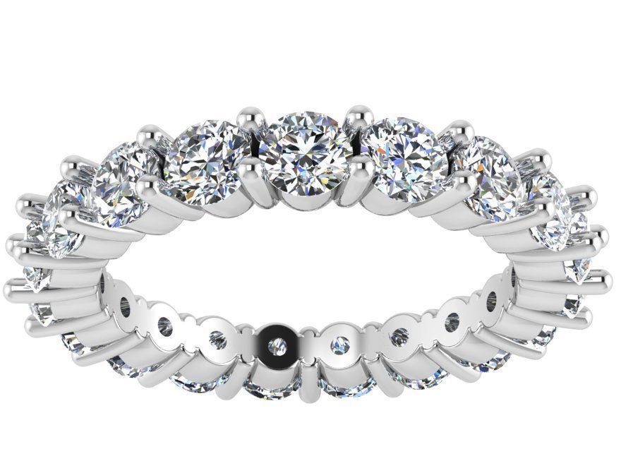 Bright Diamond ring 2576 3D print model 3D print model_2