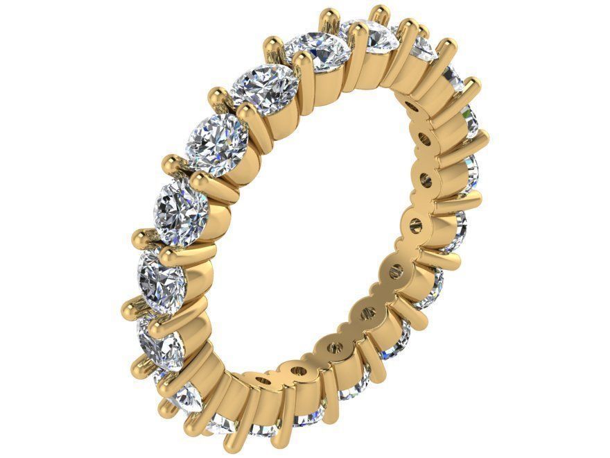 Bright Diamond ring 2576 3D print model 3D print model_1