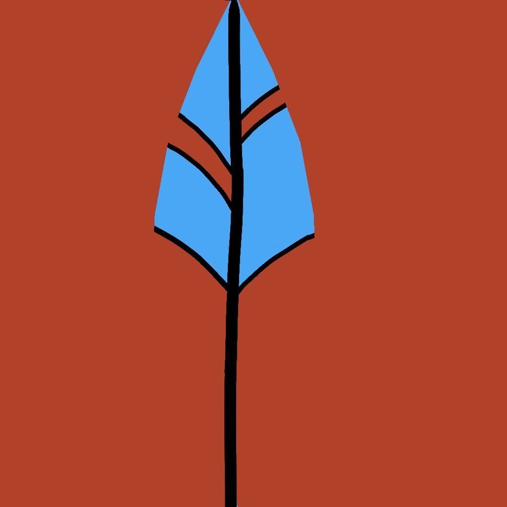 Shaman demon wearing mask and holding spear Free 3D model_10