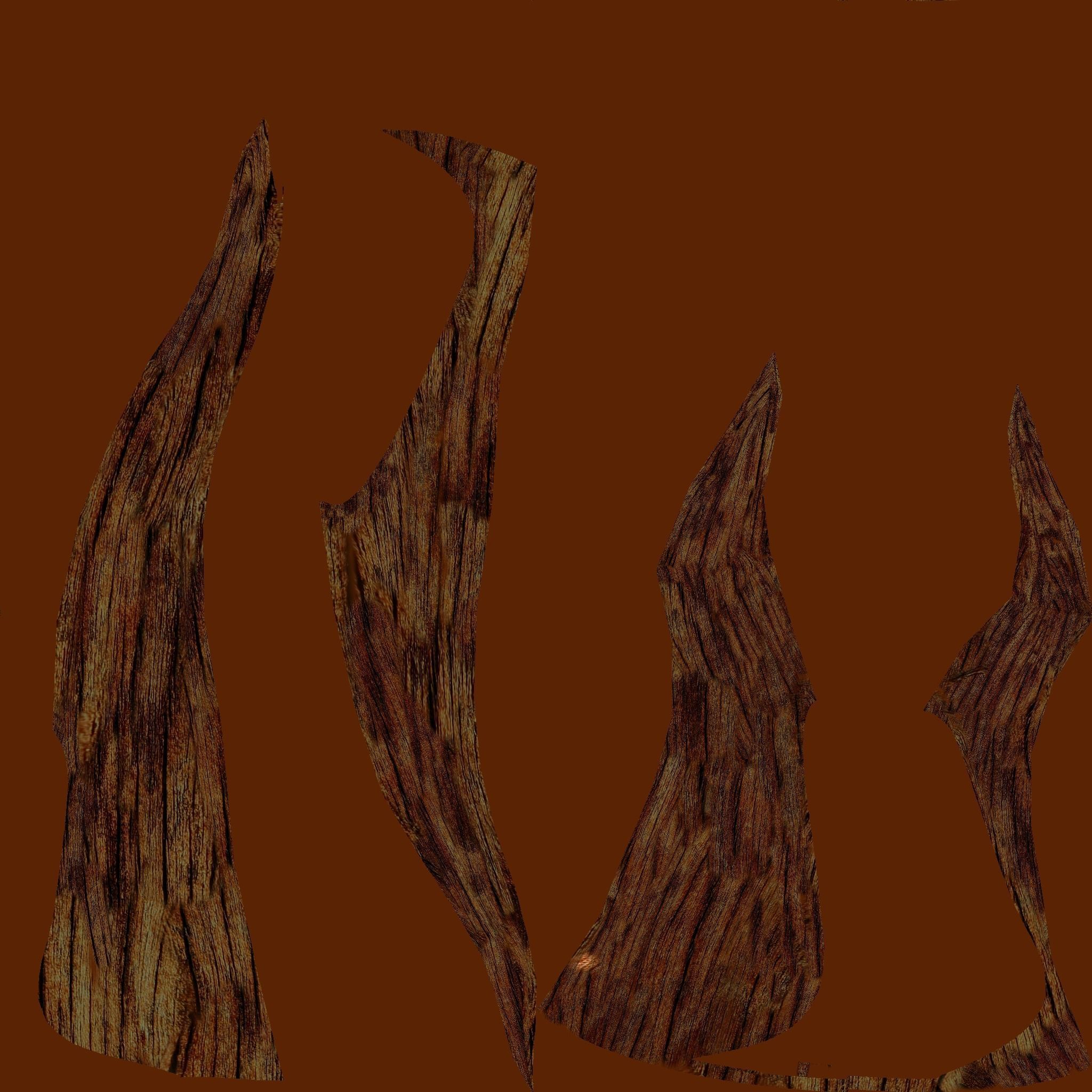 Shaman demon wearing mask and holding spear Free 3D model_12