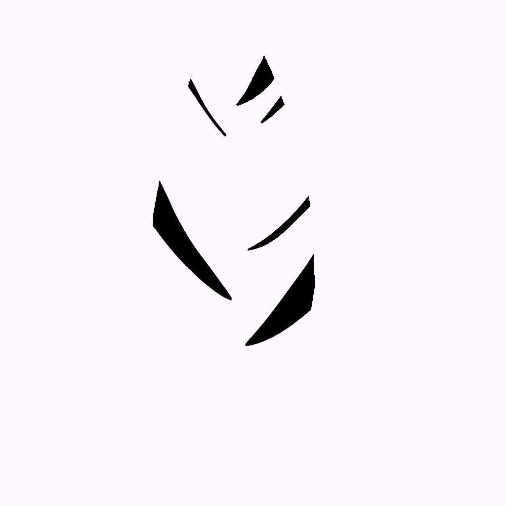 Shaman demon wearing mask and holding spear Free 3D model_8