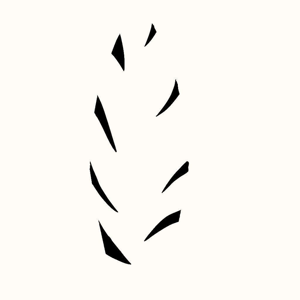 Shaman demon wearing mask and holding spear Free 3D model_7