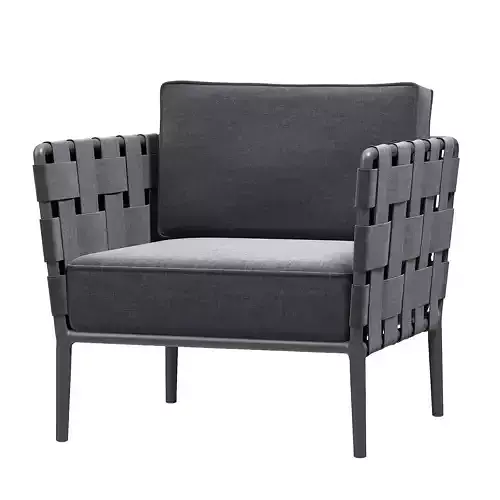 Cane line Conic lounge stol gra
