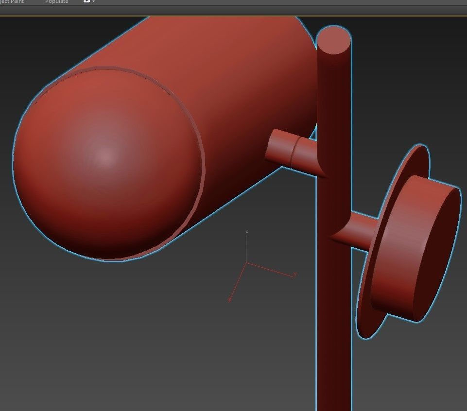 HYBRID wall sconces 3D model_4