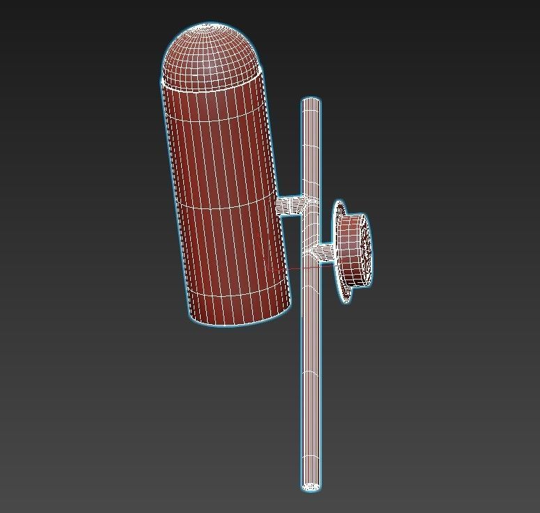 HYBRID wall sconces 3D model_2