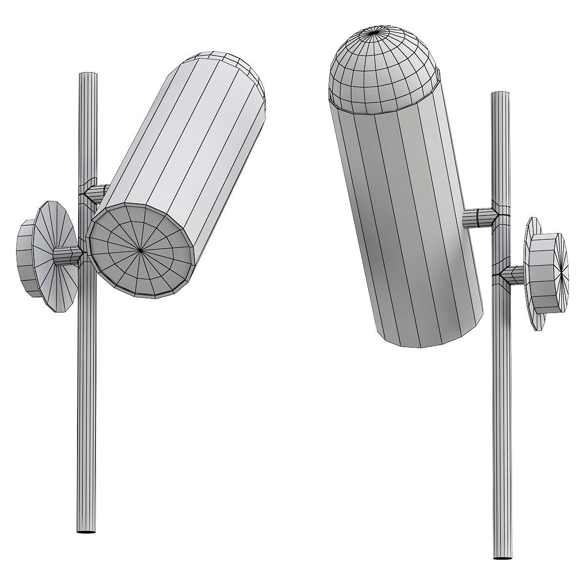 HYBRID wall sconces 3D model_1