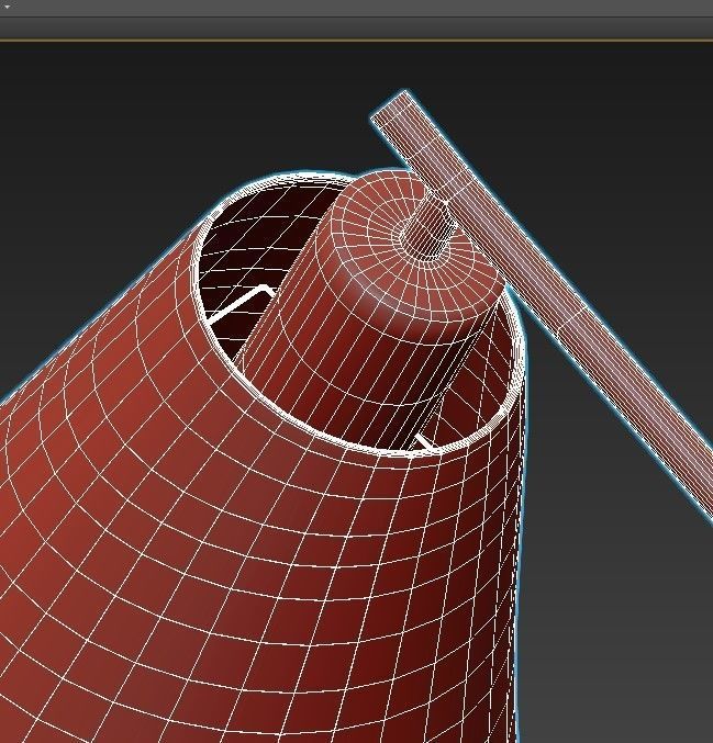 DESK STUDY 3D model_7