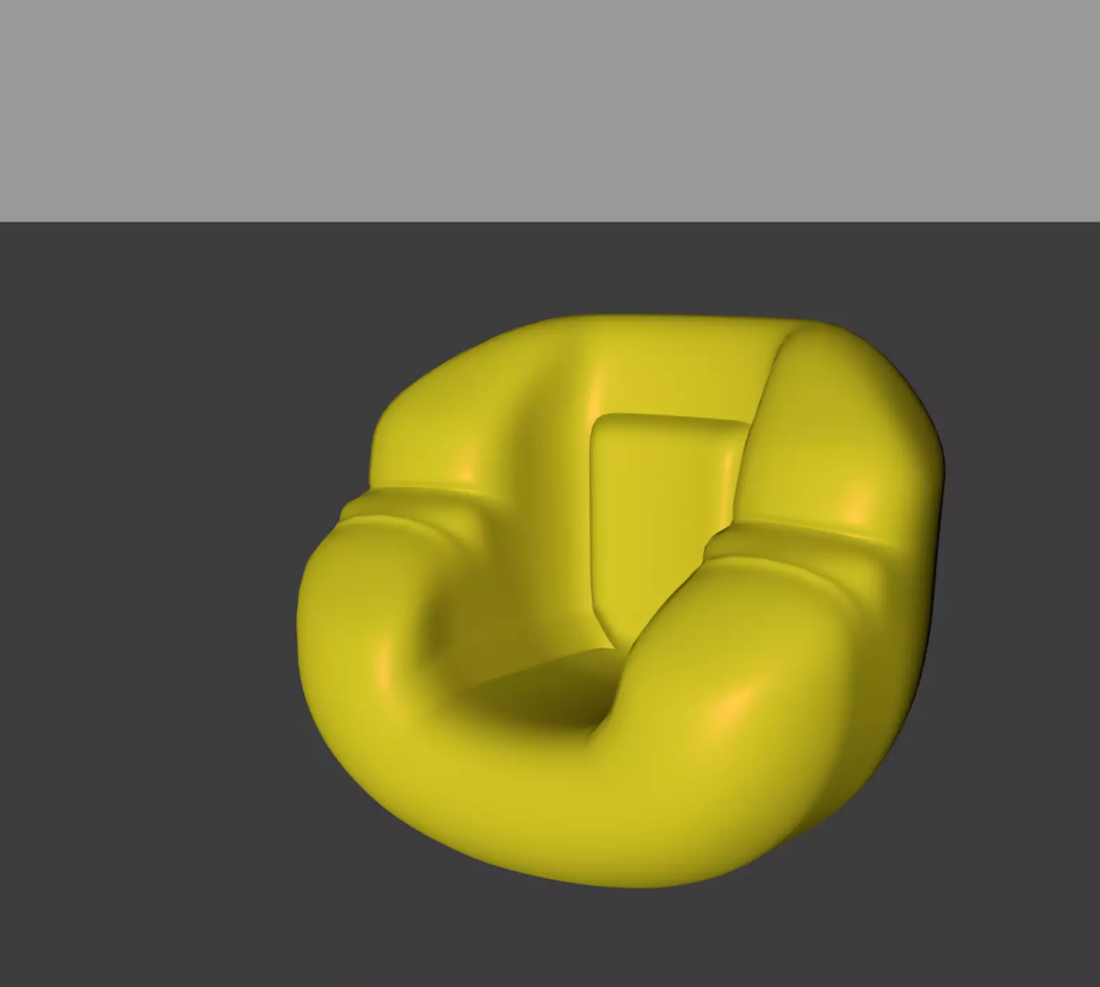 bean bag ballon Free 3D model