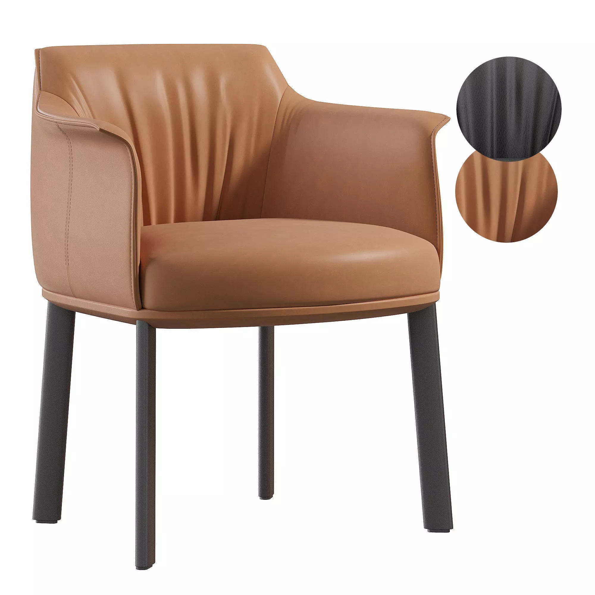 Archibald Dining Chair 3D model_0