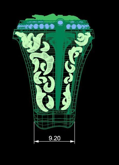 double headed eagle ring 3D print model_19