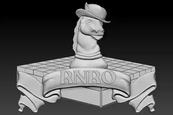 Chase Horse Pendant 3D print model