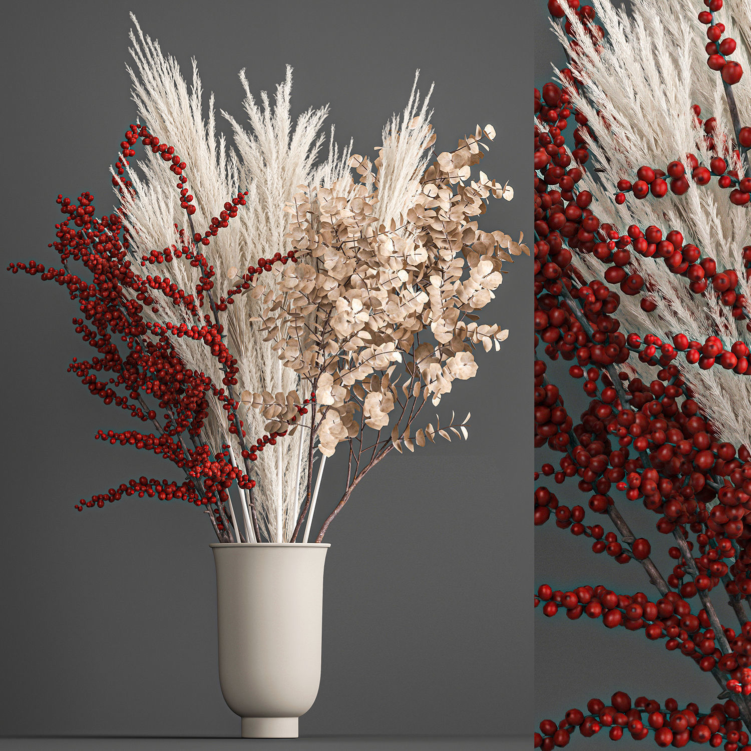 Collection of bouquets 40 pieces 3D model_10