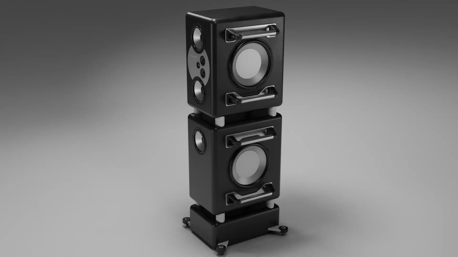 Home Audio Speaker Tower 3D model