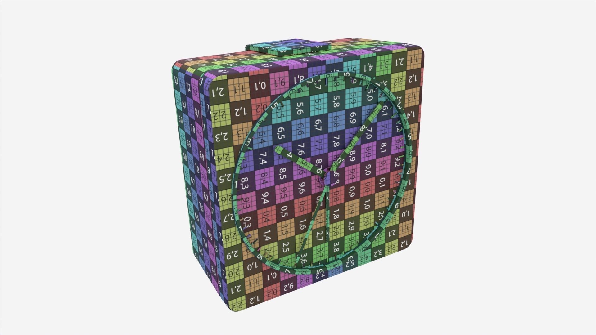 Alarm Clock 04 Modern 3D model_7