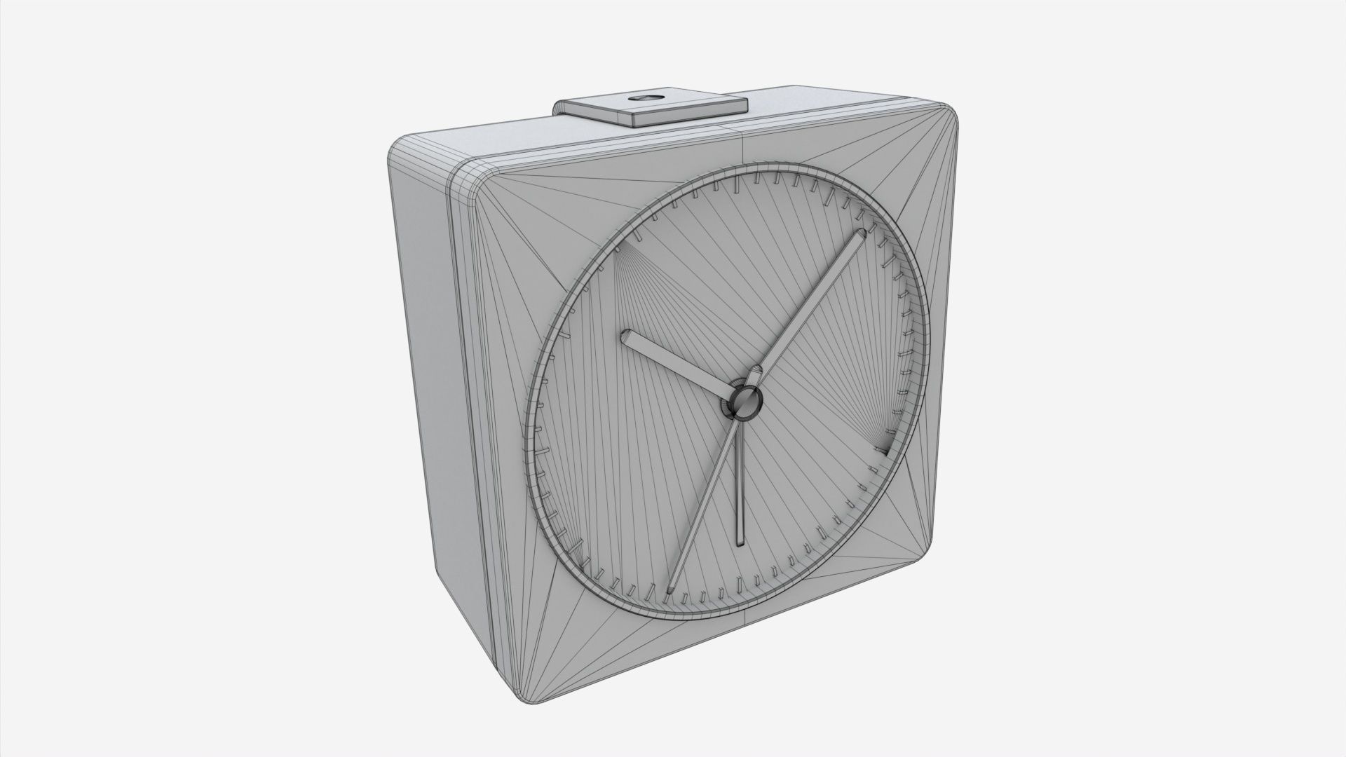 Alarm Clock 04 Modern 3D model_6