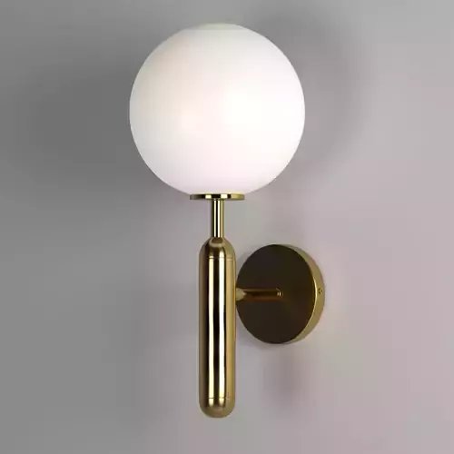 lamp wall light gold glass