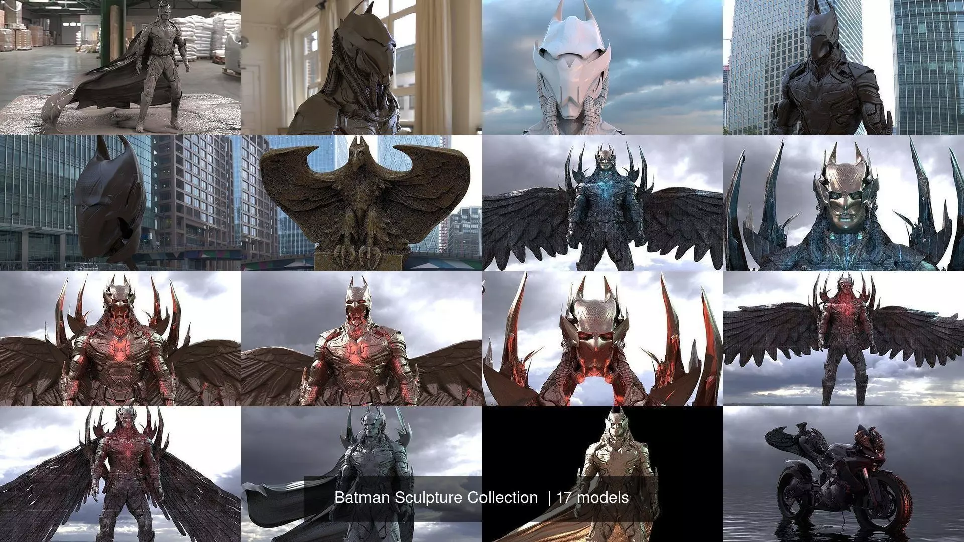 Batman Sculpture Collection  _0