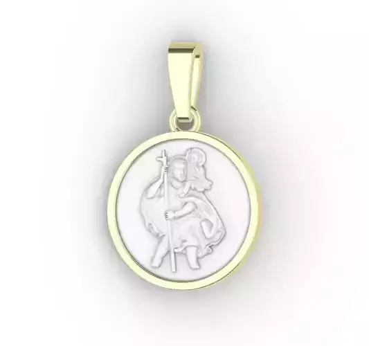 Christopher Pendant Jewellery Design 3D print model