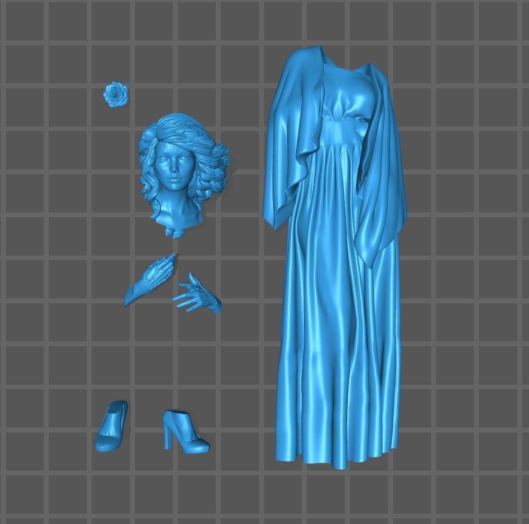 CATRINA HALLOWEEN 2 3D print model_5