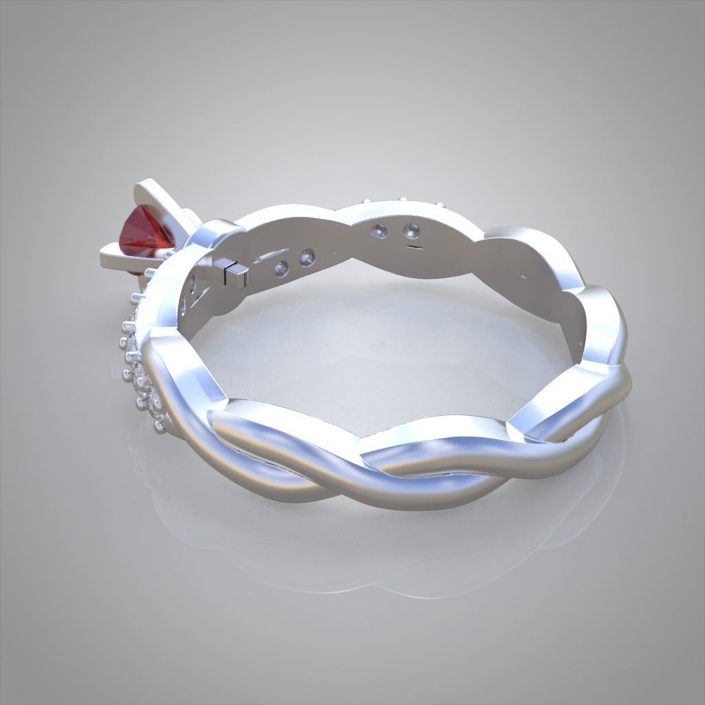 Ring 3D model 0224 3D printable model 3D print model_13