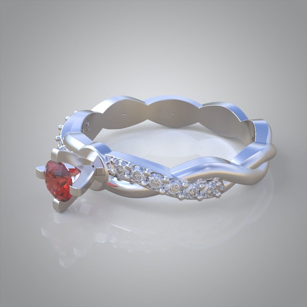 Ring 3D model 0224 3D printable model 3D print model_10