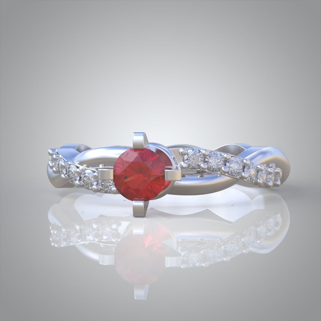 Ring 3D model 0224 3D printable model 3D print model_3