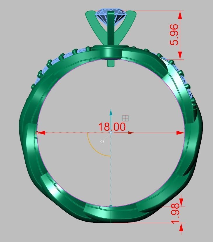 Ring 3D model 0224 3D printable model 3D print model_18