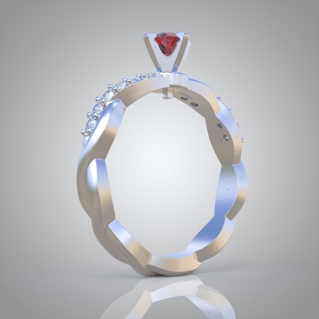 Ring 3D model 0224 3D printable model 3D print model_9