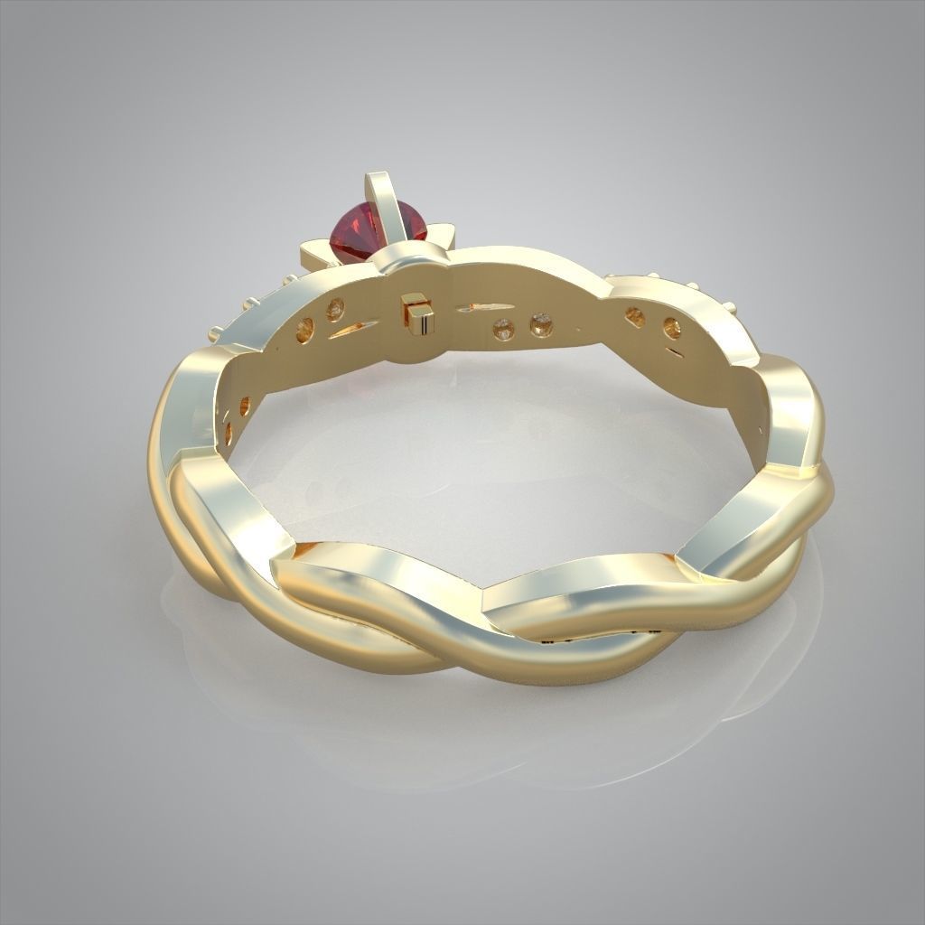 Ring 3D model 0224 3D printable model 3D print model_15