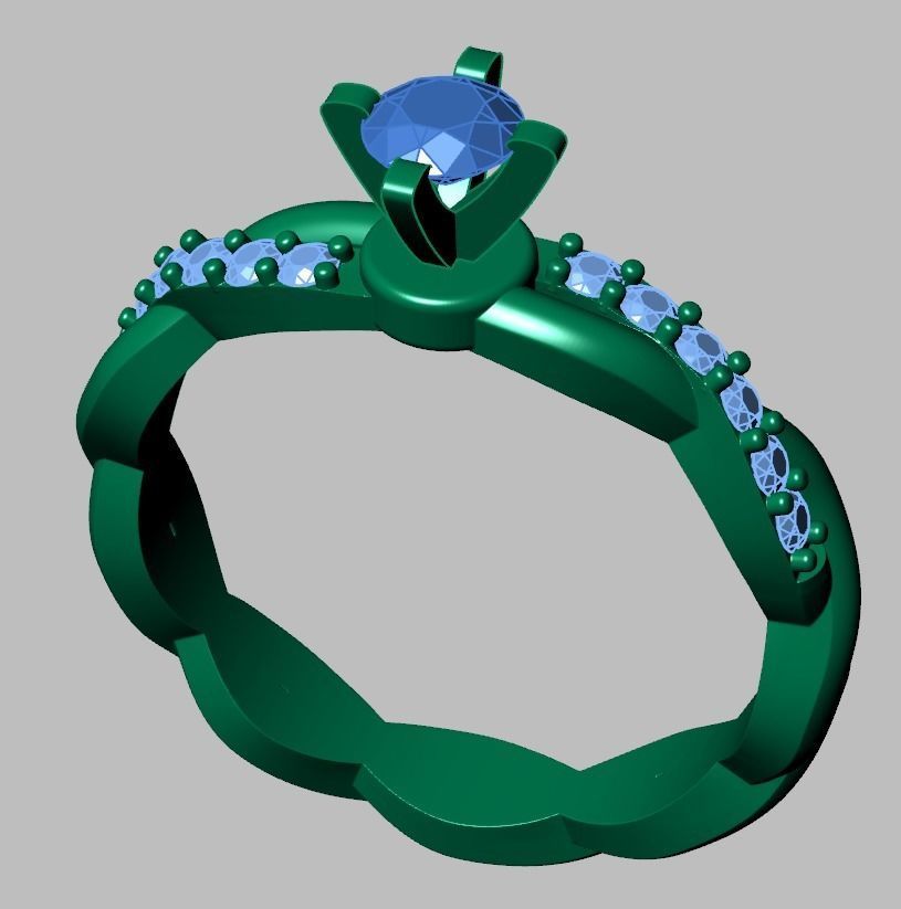 Ring 3D model 0224 3D printable model 3D print model_19