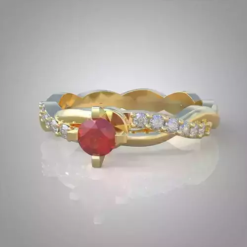 Ring 3D model 0224 3D printable model 3D print model