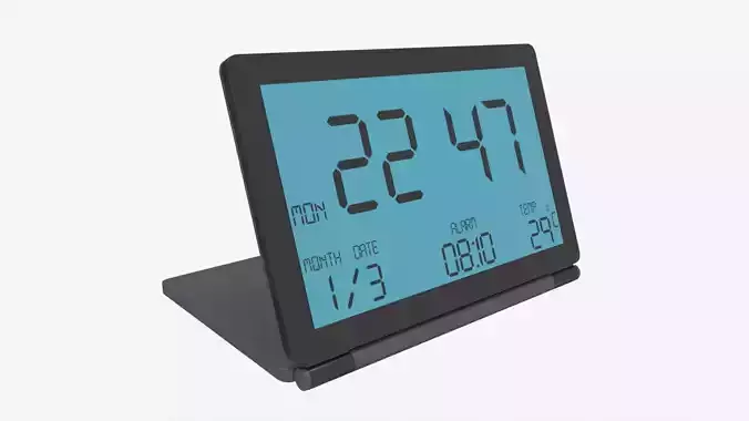 Alarm Clock 07 Modern 3D model