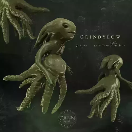 GRINDYLOW - SEA CREATURE - HARRY POTTER - MERMAID - DEMON 3D print model