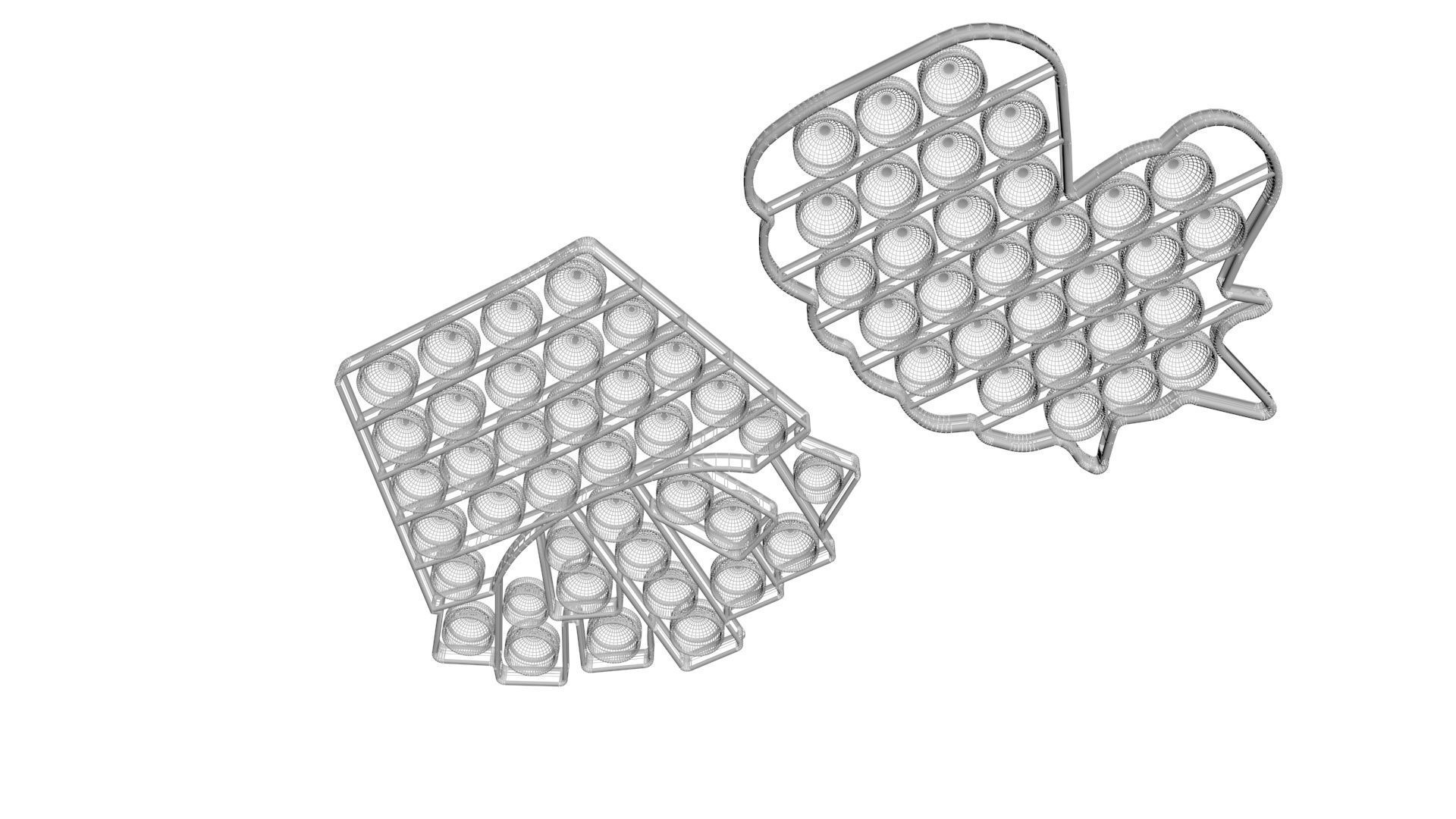 Pop It Fidget Toys Set 3D model_19