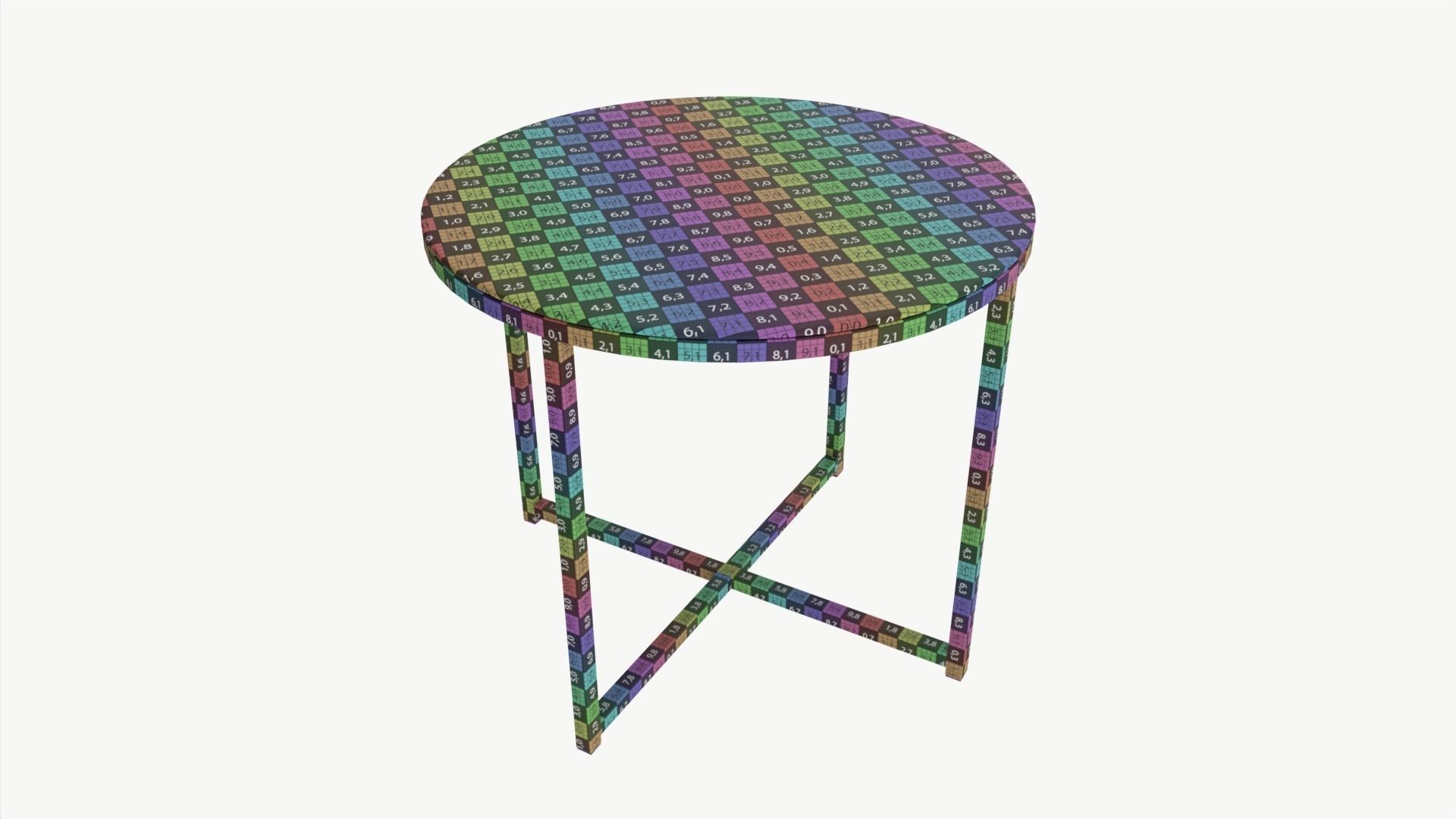 Coffee table Alisma 3D model_6