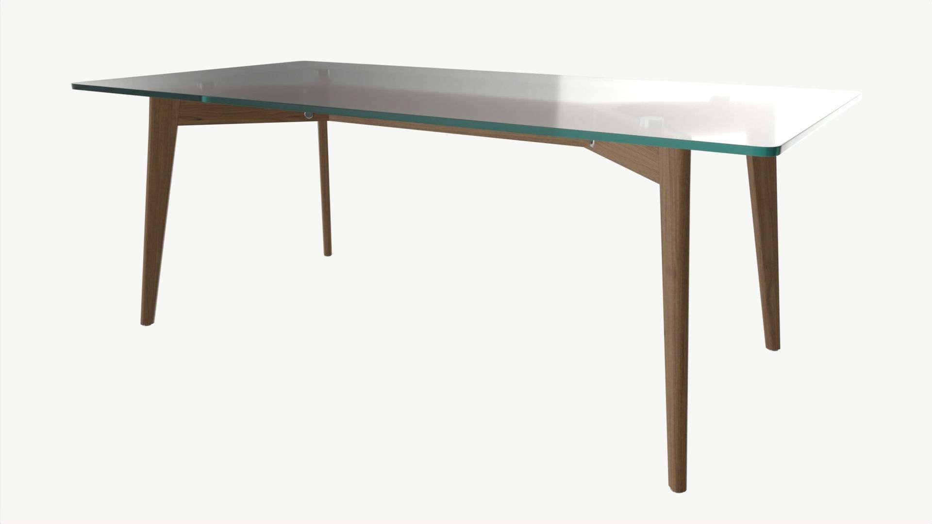Coffee table Helena rectangle 3D model_3