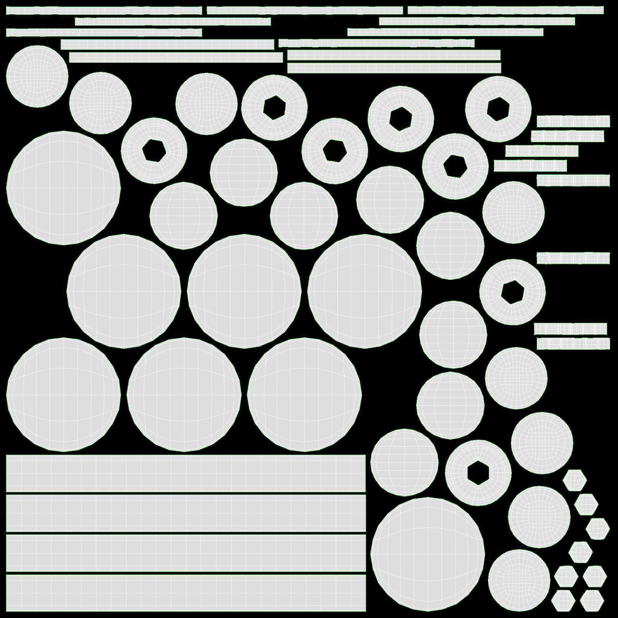 Coffee table Helena rectangle 3D model_8
