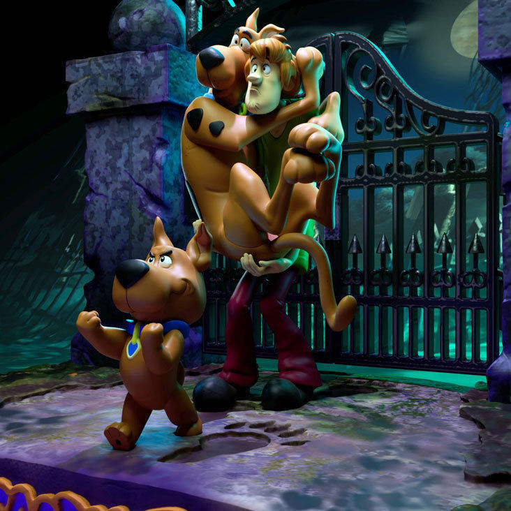 Scooby-Doo- Cemetery Diorama 3D print model_4