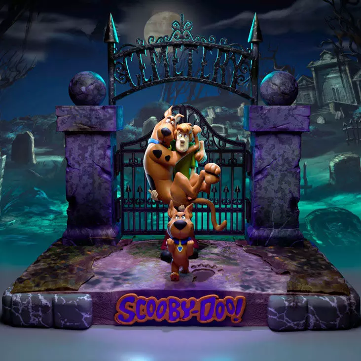 Scooby-Doo- Cemetery Diorama 3D print model_0