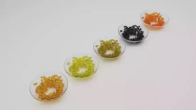 Caviar Set 3D model