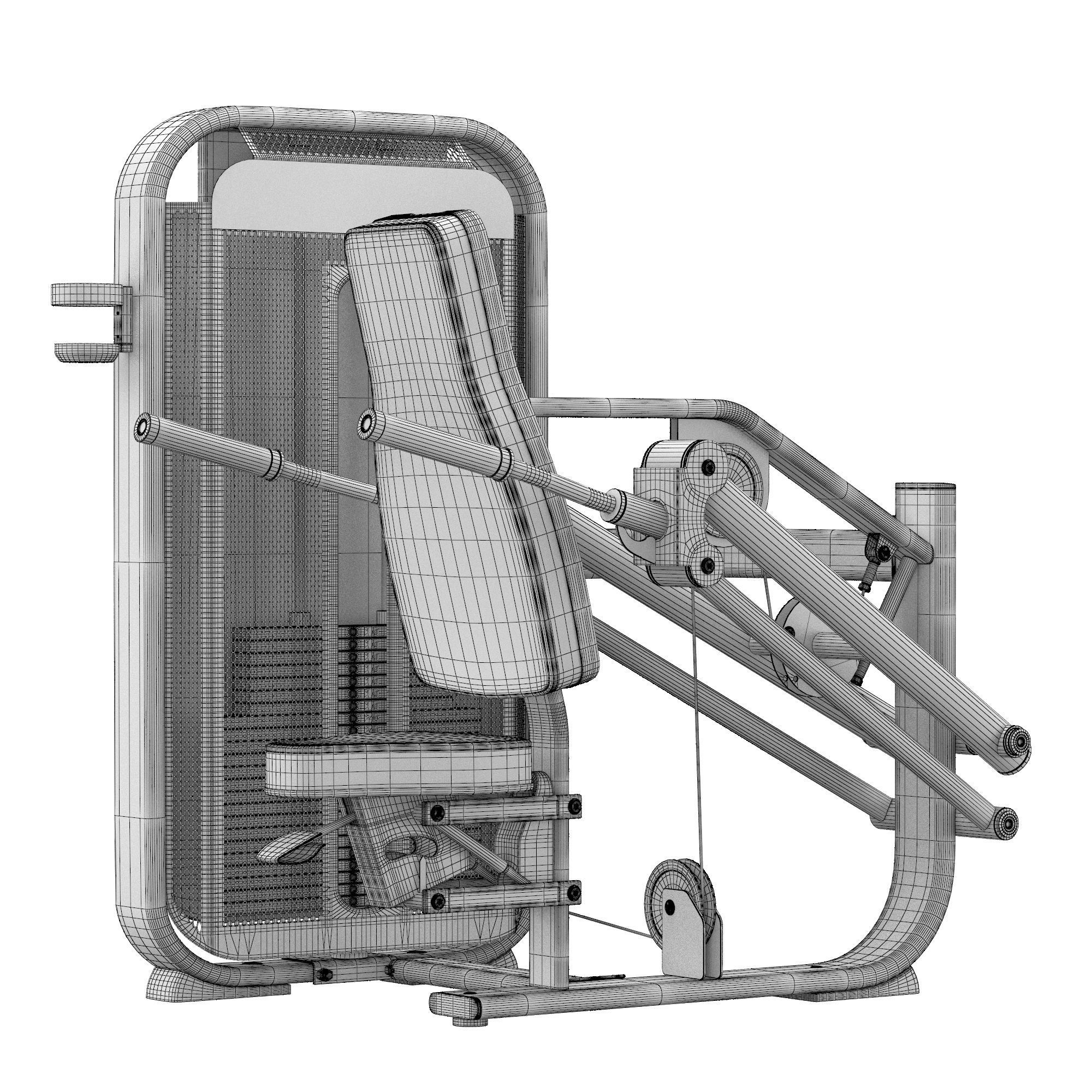 E-7026 Seated Dip 3D model_6