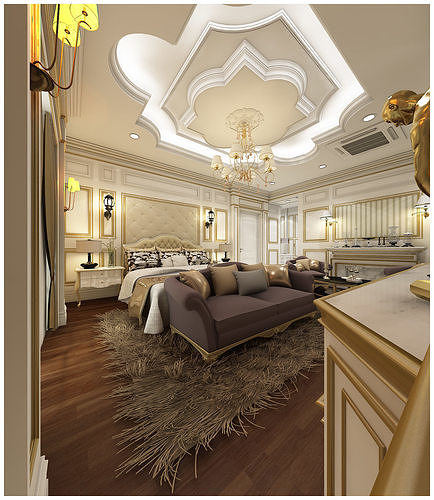 bedroom 14 3D model 3