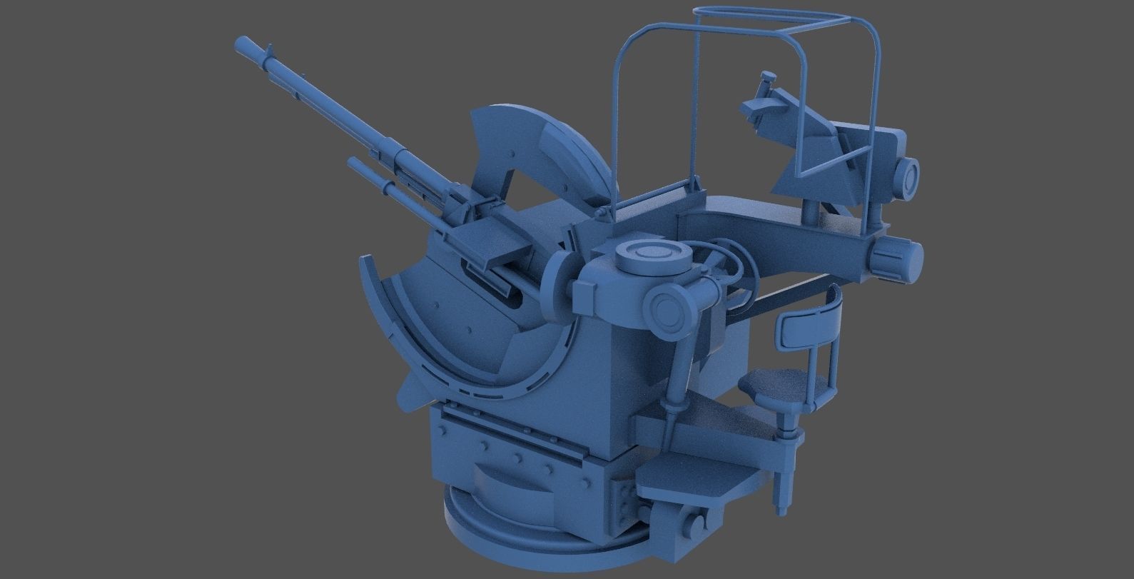 Breda 20-65 twin - Personal license - 1-72 scale 3D print model_2